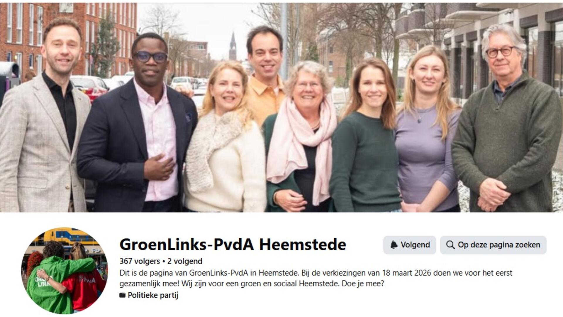 Samen verder voor een groen en sociaal Heemstede